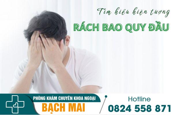 Hiện tượng rách bao quy đầu ở nam giới