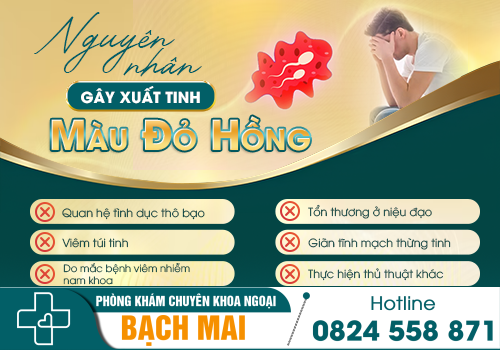 Xuất tinh màu đỏ hồng cảnh báo điều gì? 6