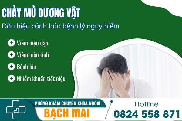 Chảy mủ dương vật - Dấu hiệu cảnh báo bệnh lý nguy hiểm
