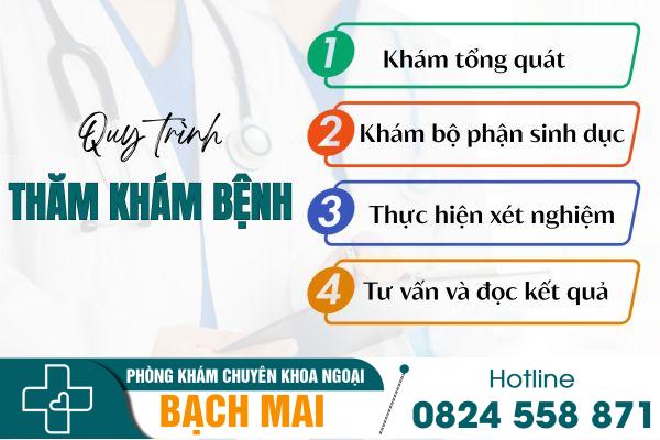 Gợi ý phòng khám nam khoa Bắc Giang uy tín 20 Quy trình thăm khám bệnh cho nam giới